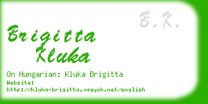 brigitta kluka business card